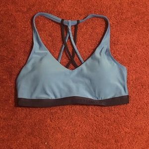 Blue under amour sports bra